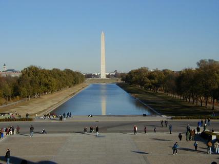 Washington Monument and Reflecting Pool from Lincoln Memorial<br>Location: <a href="https://www.google.com/maps/search/?api=1&query=38.88927,-77.04994" target="_new">Lincoln Memorial</a>